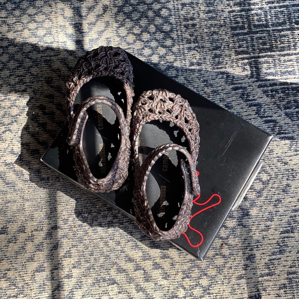 Mini Melissa + Campana Mary Jane flat